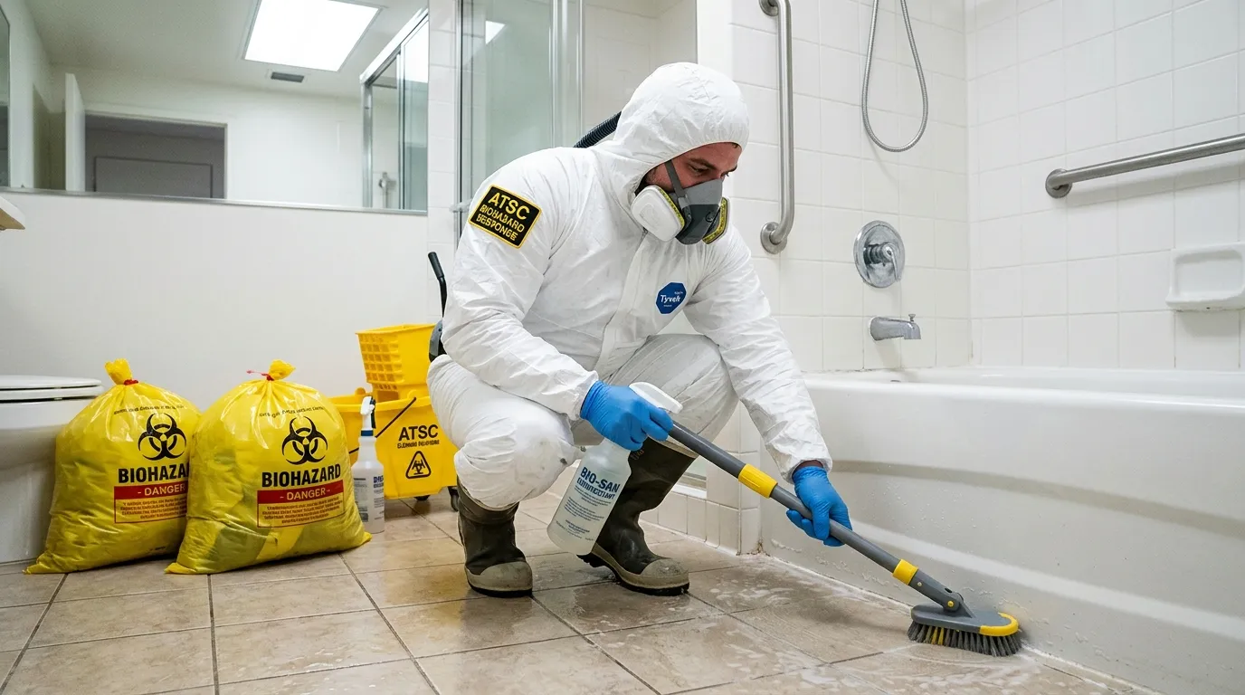 Decontamination equipment deployed for Blood Cleanup in Palmyra